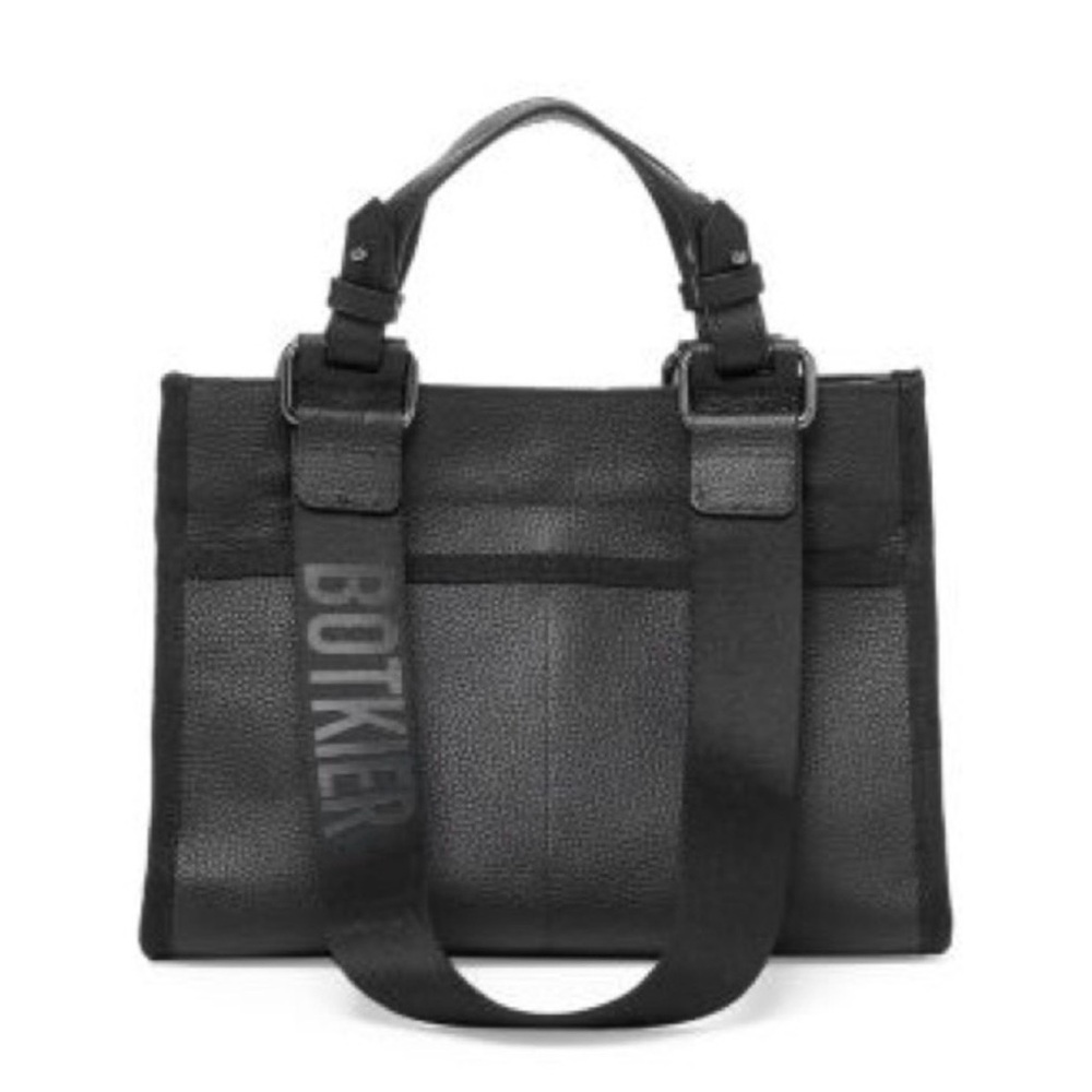 💚💚💚 Botkier Black Textured Leather Tote.
(Paid $218)
